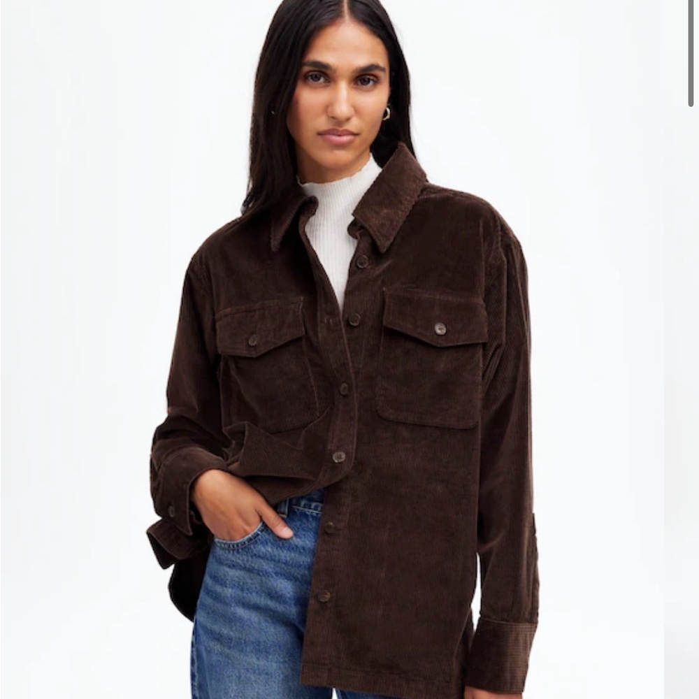 Madewell Corduroy Relaxed Shirt-Jacket